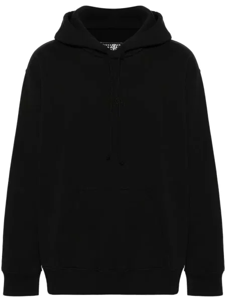 Hanorac cu glugă Mm6 Maison Margiela cu imagine negru