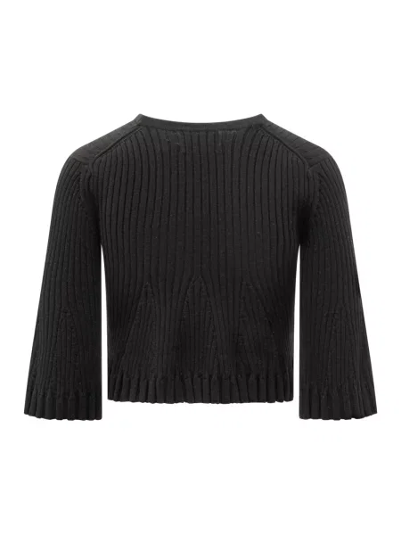 Dzianinowy sweter Loulou Studio czarny