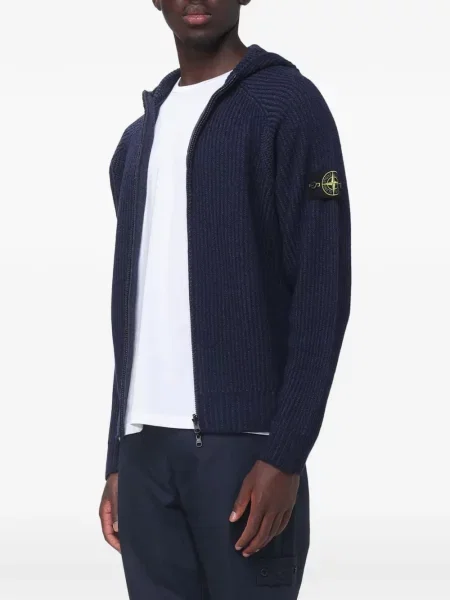 Φούτερ Stone Island κασμίρ πέτρες μπλε