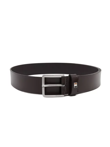 BOSS BLACK De piele curea negru