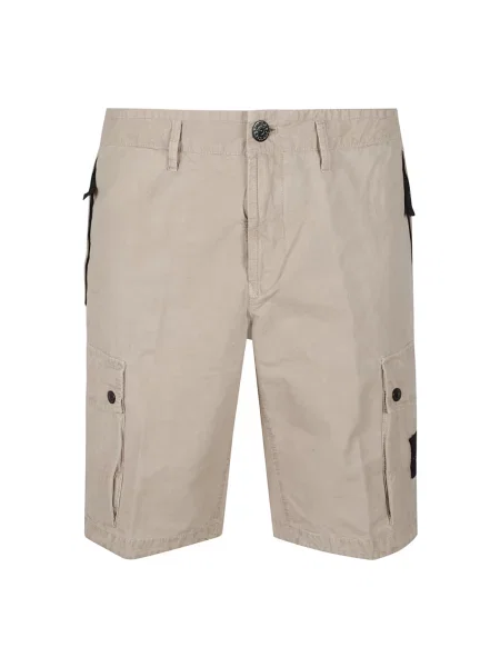 Bermudy Stone Island z kamieniami beżowe