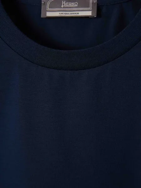 Tricou Herno din jerseu albastru