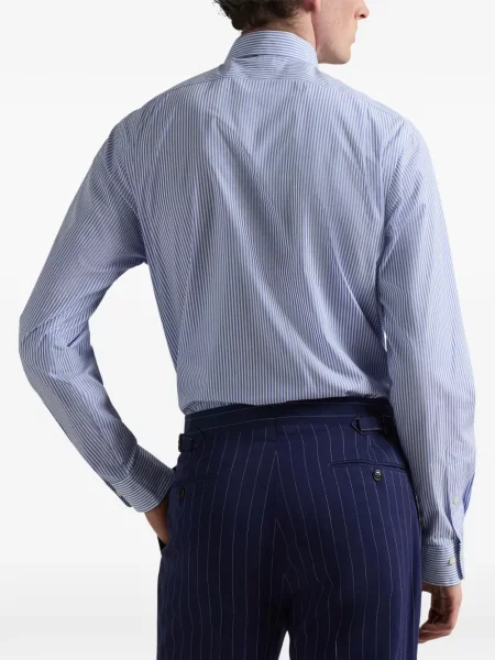 Ριγέ δερμάτινος κάλτσες Polo Ralph Lauren με κορδόνι μαύρο