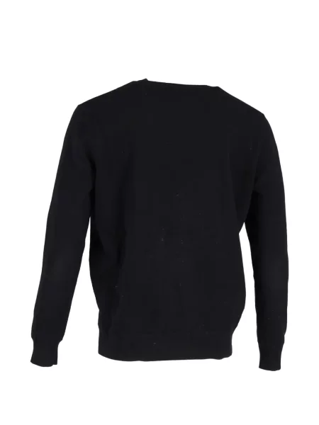 Pulover A.p.c. de lână cu decolteu rotund negru