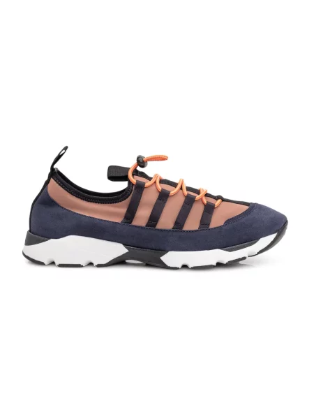 Sneakersy Marni sznurowane niebieskie