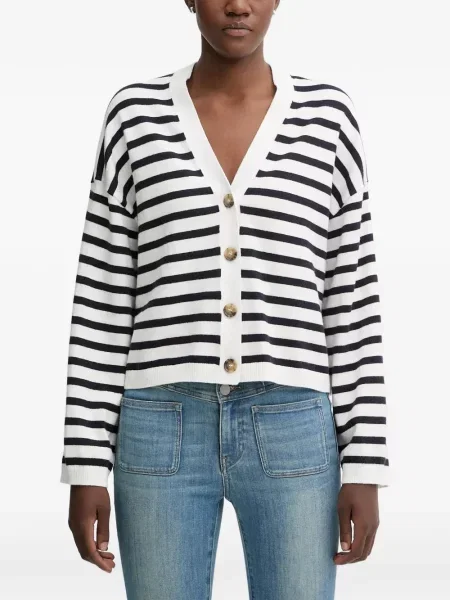 Cardigan Marc O'polo cu dungi alb