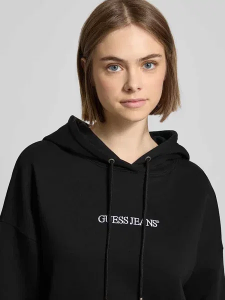 Bluza z kapturem typu oversized czarna