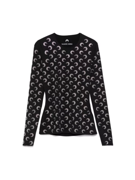 Marine Serre longsleeve czarny