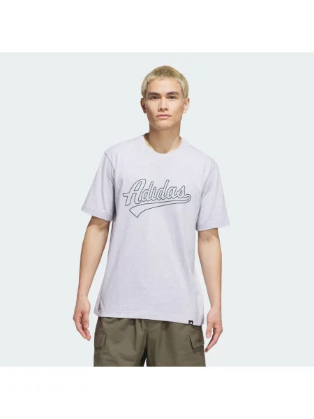 Tričko s potiskem Varsity Tailsweep šedé