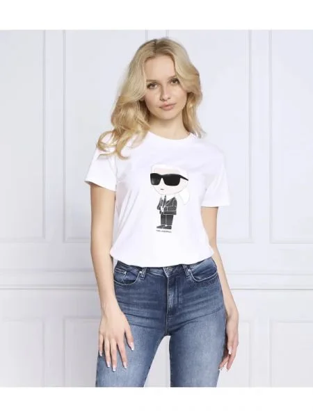 Karl Lagerfeld Póló ikonik fehér