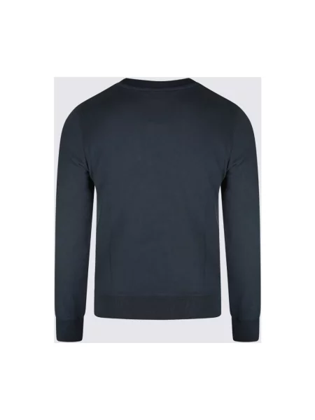 Bluza Maison Kitsune z logo niebieska