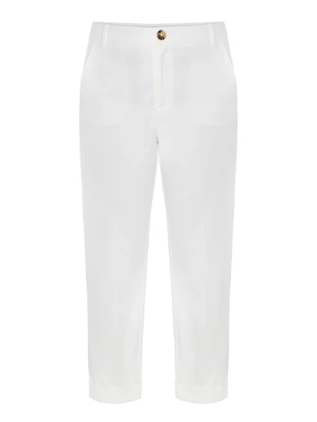 Tatuum Pantaloni din Seremi Écru alb