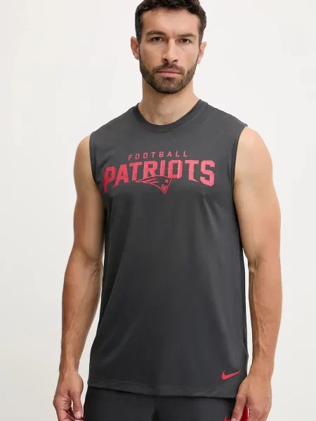 Тениска Nike New England Patriots сиво