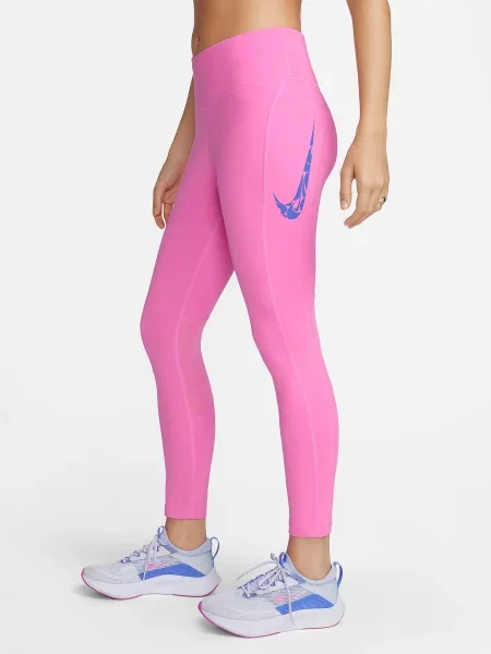 NIKE Легінси спортивні Поліестер/спандекс рожевий