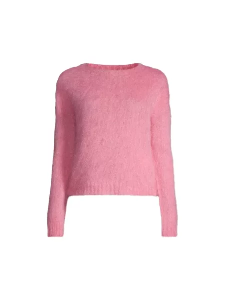 Sweter Max Mara Studio wełniany różowy