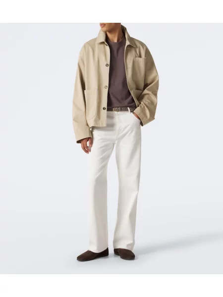 Tricou Jacquemus din jerseu cu autograf maro