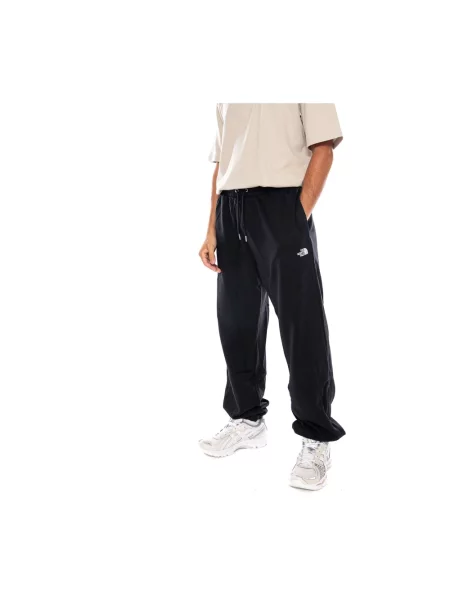 The North Face spodnie dresowe z bawełną Essential czarne