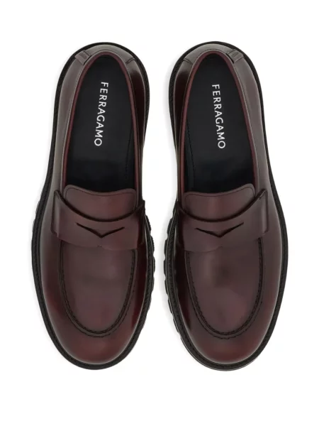 Pantofi loafer Ferragamo maro