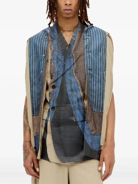 Geacă cămașă Comme Des Garcons Homme Plus fără mâneci