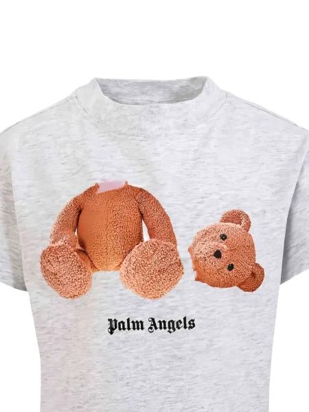 Koszulka dziecięca Palm Angels szara