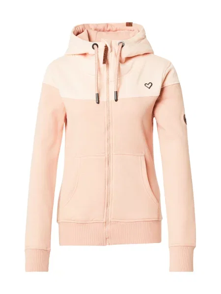 Alife & kickin Mikina PalinaAK A pastelově / jasně oranžová