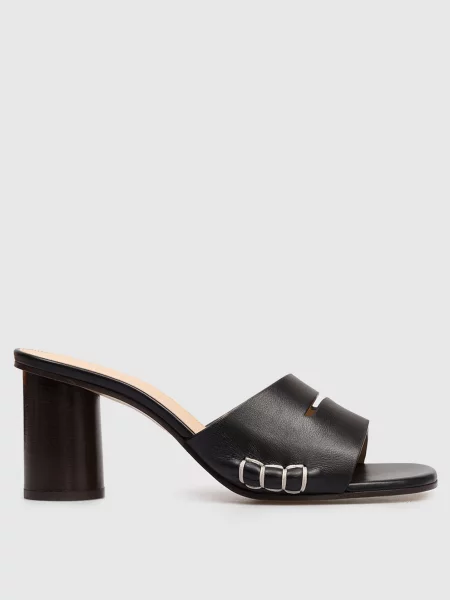 Кожаные мюли Jw Anderson черные
