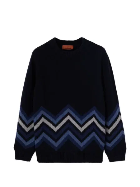 Sweter dziecięcy Missoni niebieski