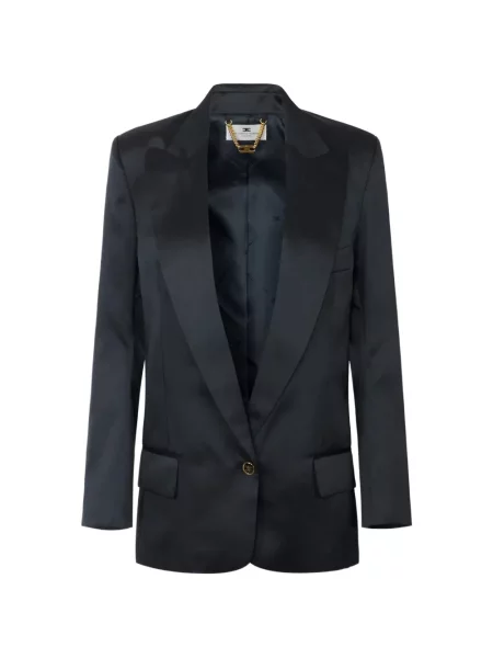 Geacă Elisabetta Franchi negru