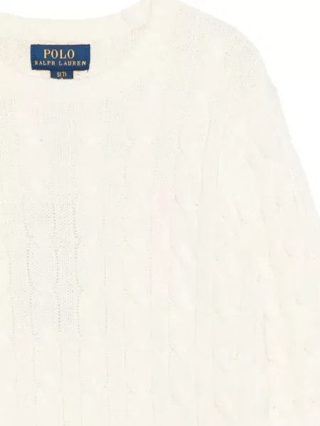 Sweter dziecięcy Polo Ralph Lauren biały