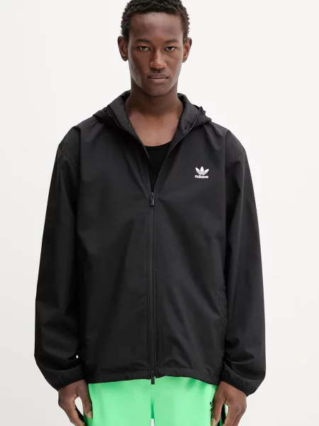 ADIDAS ORIGINALS Geacă de primăvară-toamnă ESSENTIALS / alb negru