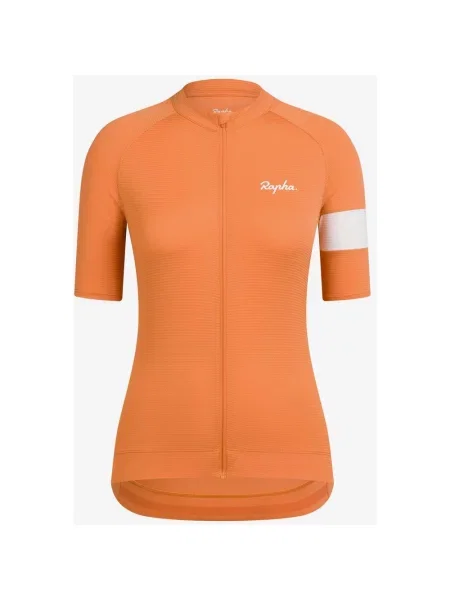 Koszulka rowerowa Rapha Core Lightweight krótki rękaw XS pomarańczowa