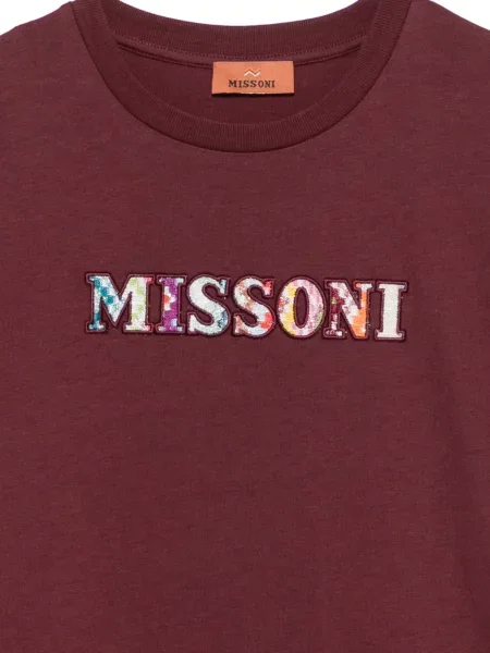 Koszulka dziecięca Missoni czerwona