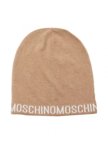 Moschino Sapka gyapjú és kasmír hozzáadásával barna