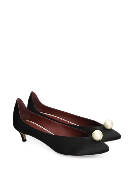 Pantofi cu toc Magda Butrym cu perle negru