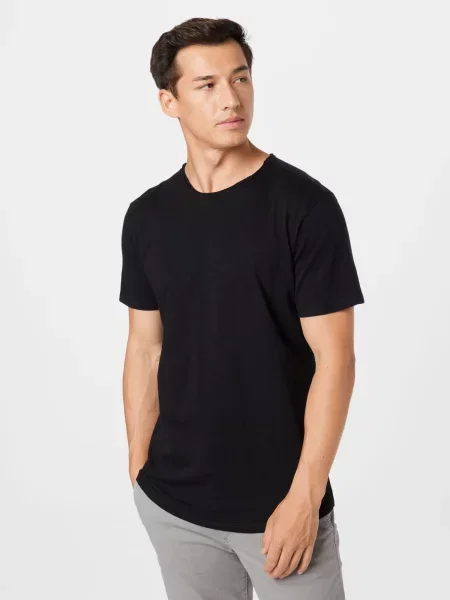 JACK & JONES Majica Basher' črna