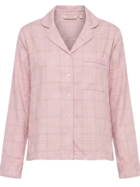 Hunkemöller Tričko na spaní slonová kost / karamelová / starorůžová