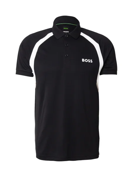 BOSS Funkcionalna majica črna bela