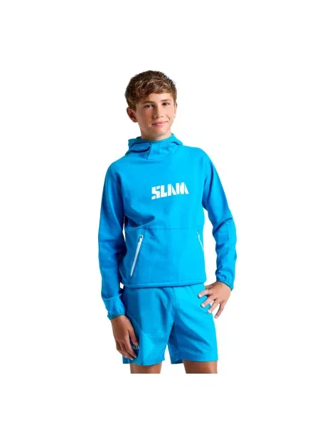 Bluza Slam Graphic Jr Hoodie Dzieci niebieska