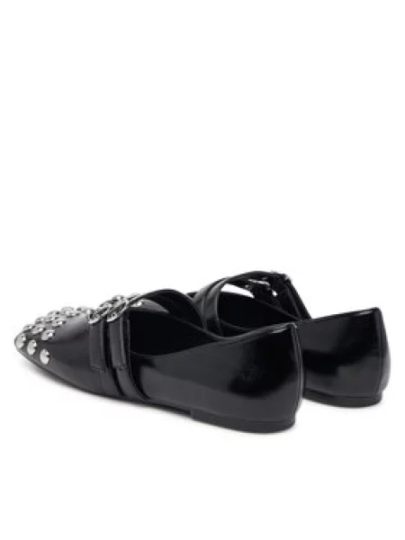 Armani Exchange Balerinke črna