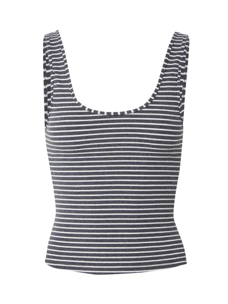 STUDIO SELECT Top Cindy gri închis alb