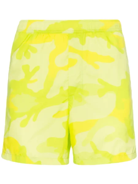 Slip de baie Valentino Garavani cu imagine cu model camuflaj verde