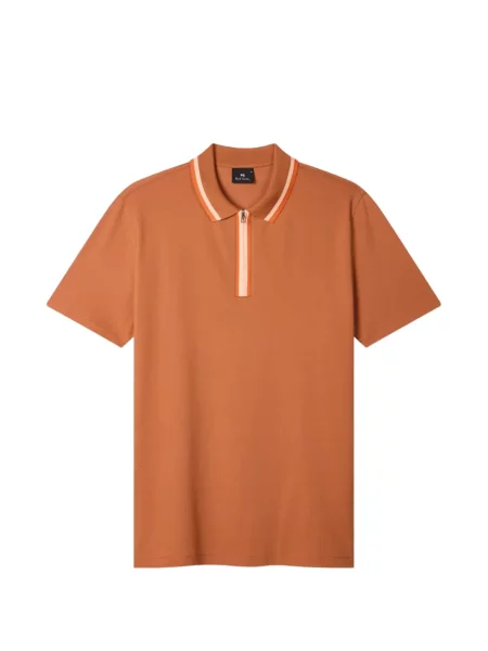 Gulerat polo Ps Paul Smith cu dungi maro