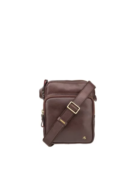 Кожаная сумка Visconti коричневая