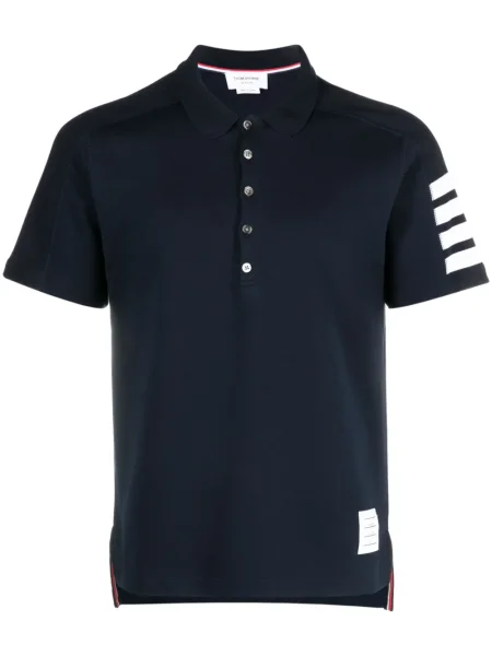 Polo Thom Browne cu dungi albastru
