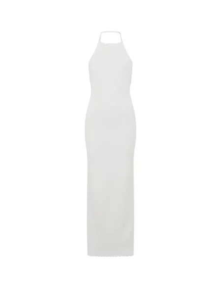 Rochie midi Jacquemus alb