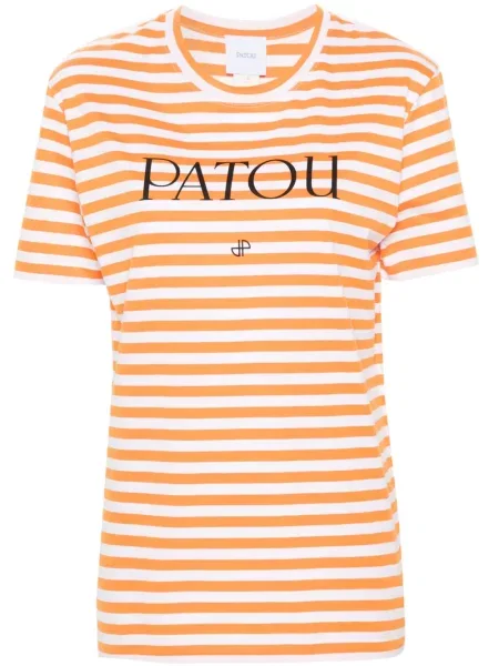 Koszulka Patou z nadrukiem pomarańczowa