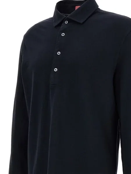 Lung tricou polo Drumohr albastru