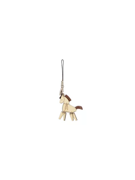 Privjesak Furla Horse CN Krem