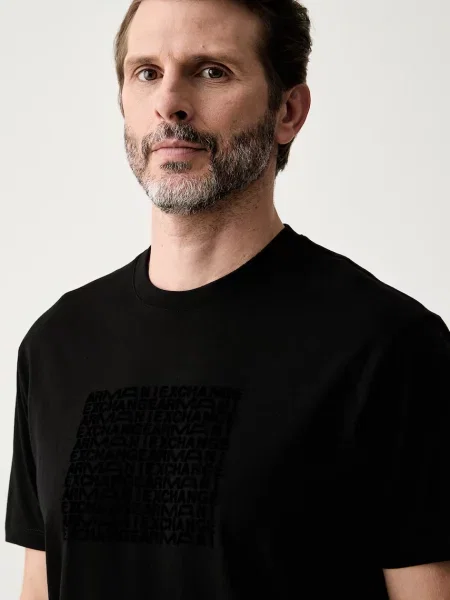Armani Exchange férfi póló fekete