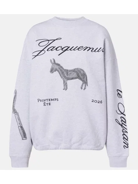 Суитчър Jacquemus бродиран сиво